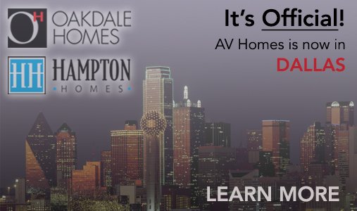AV Homes Welcomes Oakdale-Hampton Homes to its Growing Family!